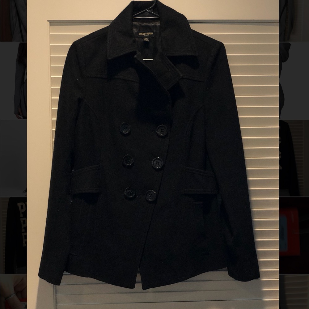 Guess black coat